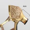 Goud hoge hakken Vrouwen Schoenen 2019 Pompen Vrouwen Schoenen Latin Dansschoenen 5CM Lage Hakken Vrouwelijke Bruiloft talon femme