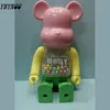 28 cm 400% Bear Cegła Moje pierwsze dziecko PCV Model Figurki Zabawki Dla Dzieci Prezenty DIY Paint Lalki 4 Zamówienia w stylu