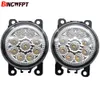 2x Car LED Fog Light Angel Eye Daytime Running Light 12V For Nissan Note E11 MPV 2006 2007 2008 2009 2010 2011 2012 2013