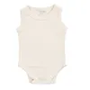 Enfants Designer Vêtements Bébé Triangle Combinaisons Été Sans Manches Barboteuses Garçon Filles Bonbons Couleur Body Bébé Coton Bouton Onesies ZYQa561