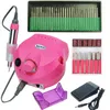 35000/20000 RPM Elektrische Nail Boor Machine Set Mill Cutter Bits voor Manicure Pedicure Gel Cuticle Boor File Sterke apparatuur