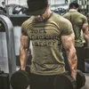 2019 Novos Homens Verão Musculação de Algodão de Manga Curta T Shirt Gyms Camisas de Fitness Masculino Casual Treino Tee Tops Roupas Y19050701