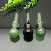 Colorful disc Flower Color Bubble straight pipe Glass Bongs Glass Smoking Pipe Water Pipes Oil Rig Glass Bowls Oil Burner