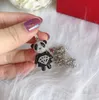 Naszyjniki wisiorek Moda Marka Black Panda Naszyjnik 3D Diament Styl Fine Jewelry Gifts1