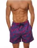 Badkläder Män Sommarbyxor Swim Trunks Boxers Mäns Tryckta Swim Shorts Snabbtorkad Casual Sea Board Shorts Bermuda Surf Beach Pants 4394