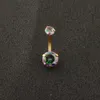 Belly Button Rings Stainless Steel 14G Navel Bell Ring Piercing Gold Curved Barbell Body Jewelry for Women Men 20pcs5346676