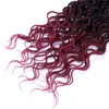 18 -дюймовая волнистая сенегальская сетка вязание крючком для волос.