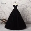 Dubai Black Tiny Crystal Suknie ślubne luksusowe bujne suknie balowe plus size abiye bzdal sukienki skojarzenia vestido de noiva