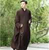 3 색 Zen 불교로드 평신도 스님 명상 가운 승려 훈련 유니폼 복장 평신도 불교 의류 세트 불교 로브 어플라이언스