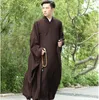 3 kleuren Zen-boeddhistische gewaad Lay Monk Meditatiejurk Monnik Training Uniform Pak Lay Boeddhistische kledingset Boeddhisme Robe-apparaat