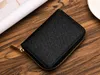 WOMENS brown mono 4 color CARD holder ZIPPY COIN fashion casual short leather zipper purse Wallet BOX dust bag card fashion