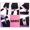 AOLIKES UNISEX BOOTY BAND HIPサークルループ抵抗バンドワークアウト運動脚の太もも輝きバットスクワットバンド滑り止めデザイン