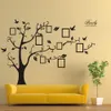 Grand Po Tree Stickers muraux décoration maison Diy Famille Black Po Tree Stickers Wall Stickers pour le salon chambre 228M3251644