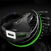Autolader QC3.0 Snelle telefoonlading 5 V 3.5A Dual Port PD Fast Charging Car Charger voor iPhone XS Max Samsung Huawei