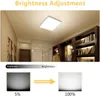 LED Sufit Lighting Square 3000K Light Ochrona poziomu IP54 36W 3600 Lumenów Light Light Lighttures Lampki sufitowe do łazienki