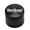 Masterdam Rolling Supplies Broyeur d'herbes à fumer 56 mm avec attrape-pollen 4 pièces en aluminium métal Tabac Herb Broyeurs Accessoires de tuyau