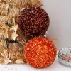 Décoration de fête 12 pièces 8cm boules de noël brillantes ornements d'arbre de noël haut de gamme joyeux année fournitures1