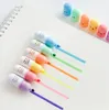 6 st / set kapslar Highlighter Vitaminpiller Markera Markör Färgpennor Stationery Office School Supplies GB461