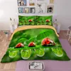 3D Coccinelle Literie Ensemble de couverture de duvet Polyester Lit Ensemble Simple Twin Thin Queen King Size Textile