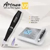 Artmex V9 ماكياج دائم الرقمية الحاجب الشفاه Eyeline MTS / PMU الرقمية المهنية ماكياج دائم آلة الوشم الروتاري القلم