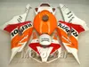 Injection mould freeship motorcycle fairing kit for HONDA 2006 2007 CBR1000RR 06 07 CBR 1000 RR white orange REPSOL fairings VV36