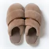 Ontwerper-N Mannen Slipper Bont Sandalen Indoor Houd Warm Home Schoenen Rubber Platte Slippers 37-45 Stijl 8 Roze Bruin Blauw