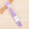 100 paires/lot expédition rapide nouvelles baguettes en acier inoxydable vaisselle chop stick faveurs de mariage cadeau avec emballage de détail LX1349