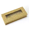 반짝이 종이 속눈썹 상자 광장 상자를 포장 거짓 속눈썹은 밍크 속눈썹 박스 가짜 자석 케이스 속눈썹 GGA3456-2 비우기 3D