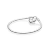 Autentisk S925 Sterling Silver Charms Armband You Are Loved Heart Padlock Charm Armband Fit For Pandora Diy Bead Charms2477