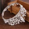 Moda oro argento diademi di cristallo corone strass da sposa gioielli per capelli da sposa per le donne principessa regina diadema accessori per capelli 3039