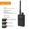 Détecteur portatif G318 Détecteur de signal RF sans fil Détecteur de signal CDMA Détection haute sensibilité Objectif de la caméra / Localisateur GPS Device Finder