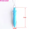 WOJIAER Natural Stone Turquoises Purple Crystal Pendant Pendulum for Dowsing Cone Reiki Bead Amulet Pendule Divination Jewelry (NO Chain) DBE900