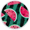 Sommer-Strandtuch, Wassermelonen-Ananas-Druck, Stranddecke, Polyester, Picknick-Wandteppich, Yoga-Matte, 150 cm, Strandtuch