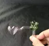 Brzoskwinia Heart Rose Pot Glass Bongs Akcesoria, Rury do palenia szklane Kolorowe mini wielo- kolory Rury ręczne Najlepsza łyżka Glas