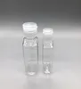 60 مل زجاجة قابلة لإعادة تعبئة الكحول الفارغة سهلة حمل زجاجات مطهر من البلاستيك الأليفة الشفافة
