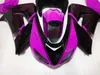 Kinesiska eftermarknadsdelar till Kawasaki Ninja ZX-10R 06 07 Motorcykel Lila Svart Fairings Body Kits ZX10R 2006 ZX 10R 2007