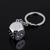 10pcs /Lot Keychain Key Chain Keyring Personality Metal Dice Game Zinc Alloy Model Car Bag Keychains Key Holder Trinket Charms