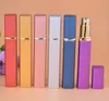 12ml Fashion Square Travel Refillable Atomizer Mini Parfym Spray Bottle Metal Aluminium Perfume Tube