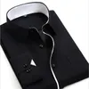 Au Stock Mens Manga Longa Camisa Botão Up Negócios Trabalho Inteligente Vestido Formal Top Homens Formal Top Camisas Roupas