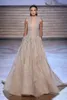 Tony Ward 2020 Evening Dresses Halter Neck Lace Appliques Sequins Prom Gowns Custom Made Backless Sweep Train Special Occasion Dress