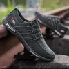 vendita più nuovo stile semplice di alta qualità8 tessuto economico scarpe da ginnastica blu bianche comode scarpe sportive da uomo grigio scuro sneakers casual 3846