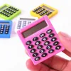Nette Taschen-Digital-elektronischer Rechner Süßigkeit-Farben-Studenten Min Berechnung Batterien Rechner Office Home Supplies Geschenk TA578
