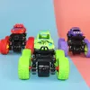 O envio gratuito de inércia SUV Tração nas quatro rodas 2-5 anos modelo menino velho truque Car caminhão Crianças brinquedo carro Dump queda resistente