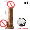 Dildo vibrante realistico Super simulazione di alta qualità 4 stili USB Alimentato tramite USB per le donne Masturbazione Prodotti per giocattoli sessuali