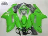 Gratis 7Gifts Kinesiska Fairing Kits för Kawasaki Ninja 2007 2008 ZX6R 07 08 ZX-6R ZX 636 Green Fairings Set motorcykel kroppsdelar