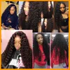 Malaysian Deep Curly Human Hair Bundles With Closure Peruvian Hair 4Bundles with 44 Lace Closure Body Wave Deep Loose Wave Hair E37216167
