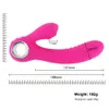 Clit sucker g spot dildo vibrator 10 starka vibrationer sexleksaker för kvinnor Dual stimulering 2 i 1 klitorisk sugande stimulator Y200422