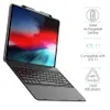 新しい2020 iPad Pro 12.9インチBluetooth 5.1キーボードケースカバー7色LEDバックライトペンシルホルダータッチパッドF129TS