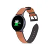 Pour Samsung Galaxy Watch Active 42mm / 46mm Gear s2 S3 Pour huawei watch Amazfit GTS Sport Bracelet en cuir véritable Bracelet Bracelet Ceinture Bracelet