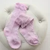 Chaussettes d'été pour enfants 2019 nouveaux enfants bas résille filles coton doux genou chaussettes bouffantes en dentelle chaussettes enfants longue chaussette jambe C5445